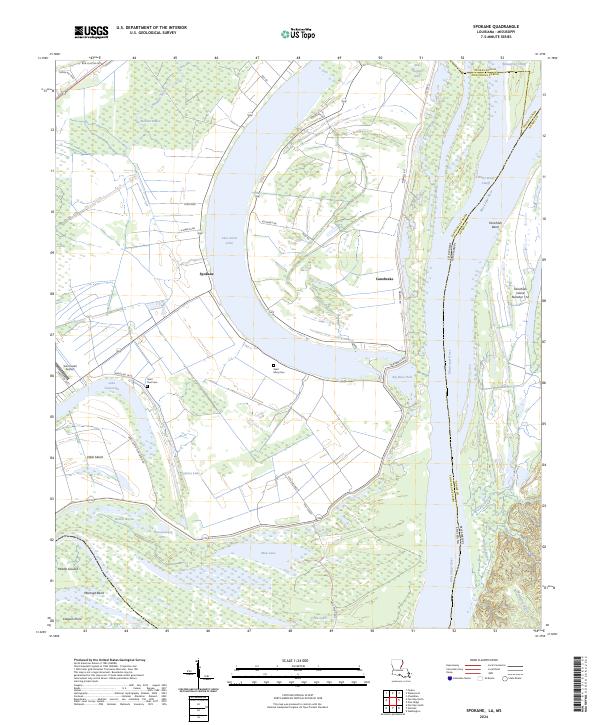 USGS Topographic Map – Spokane