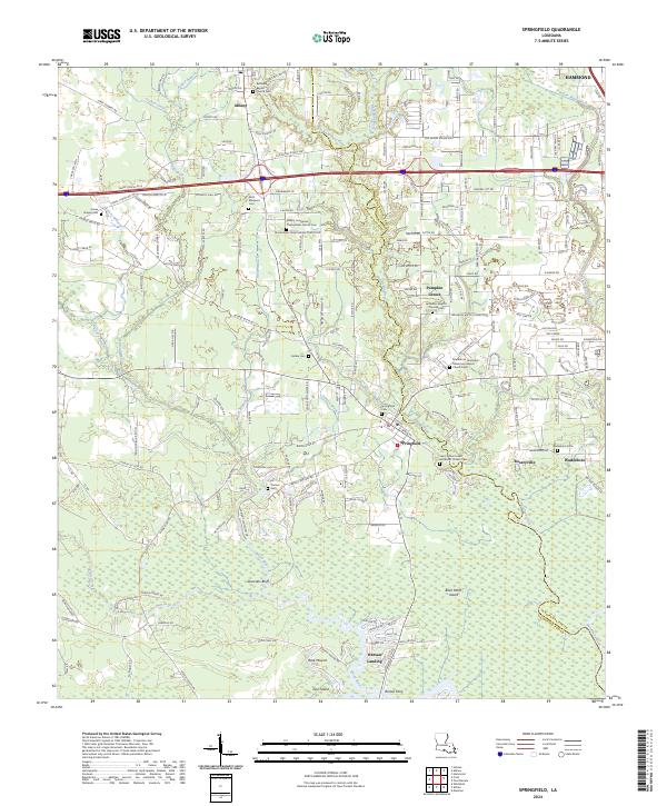 USGS Topographic Map – Springfield