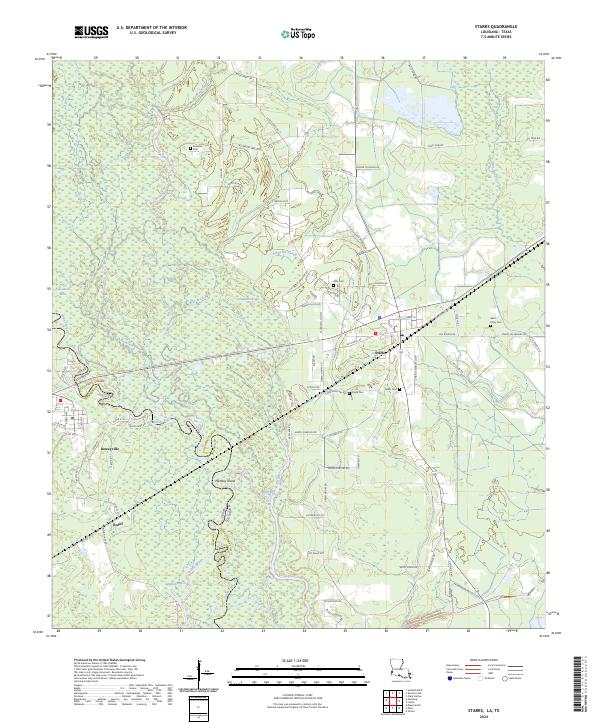 USGS Topographic Map – Starks
