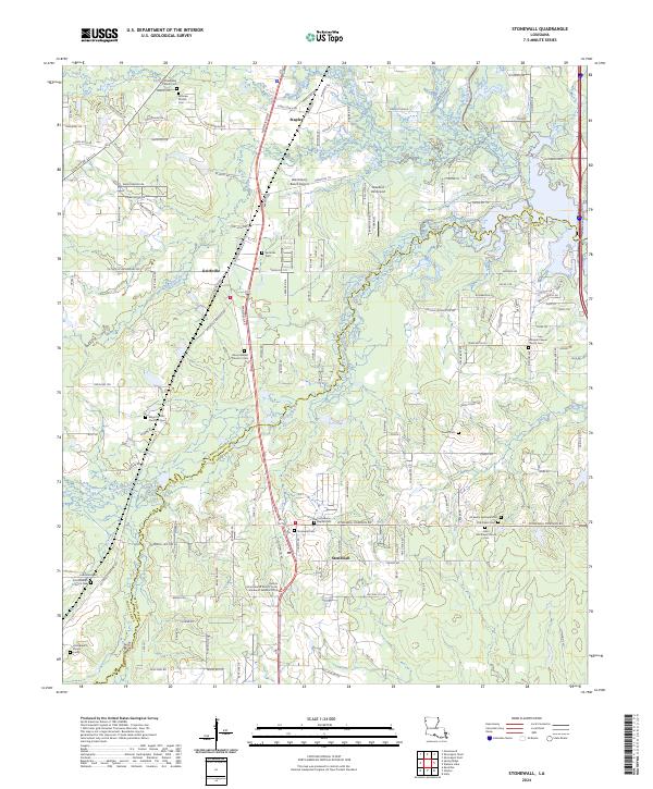 USGS Topographic Map – Stonewall