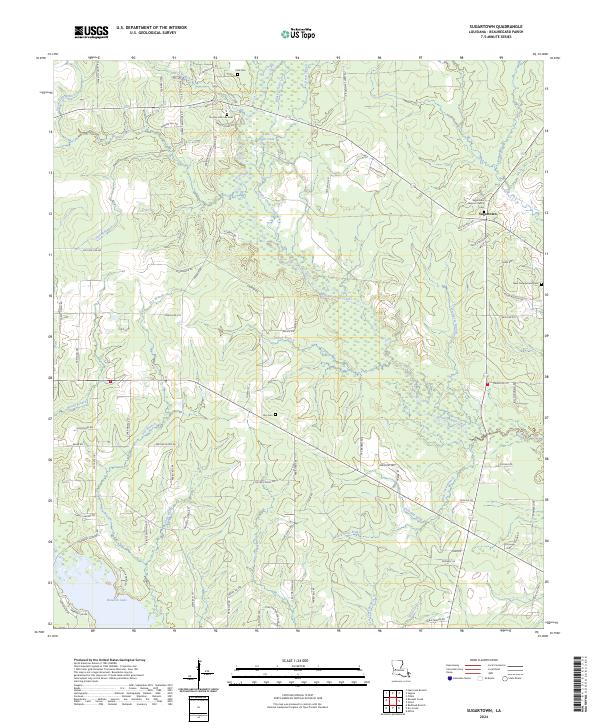 USGS Topographic Map – Sugartown