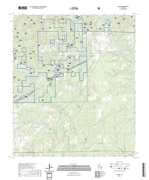USGS Topographic Map – Sugrue