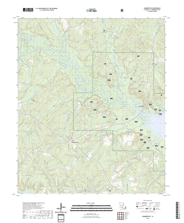 USGS Topographic Map – Summerfield
