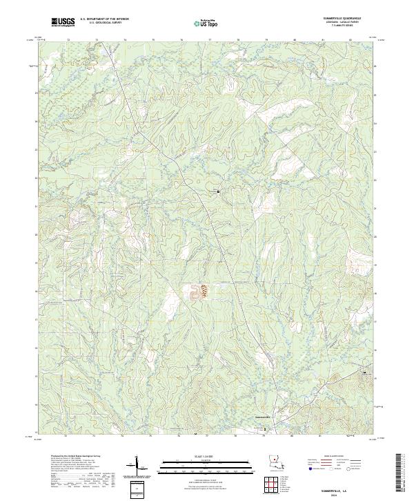 USGS Topographic Map – Summerville