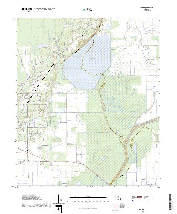 USGS Topographic Map – Swartz