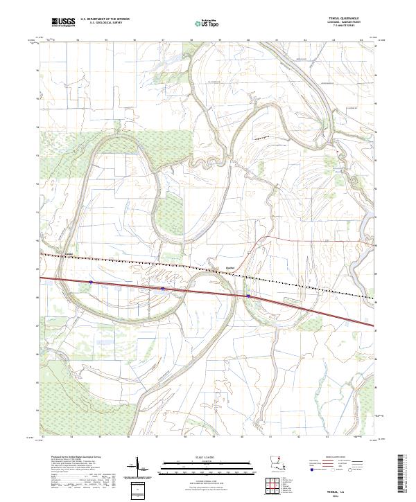 USGS Topographic Map – Tendal