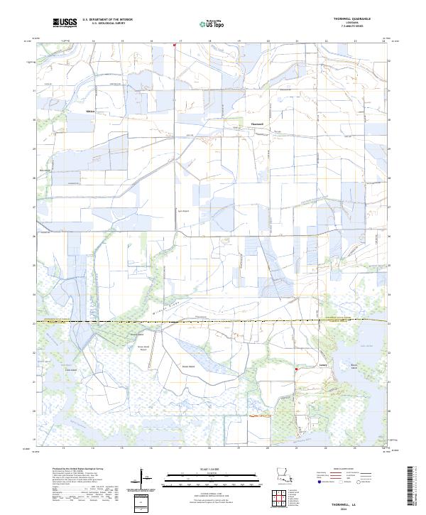 USGS Topographic Map – Thornwell
