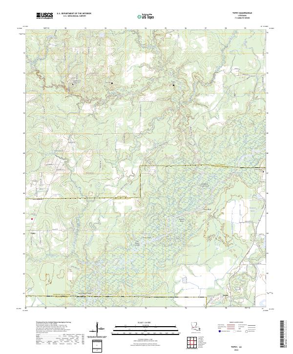 USGS Topographic Map – Topsy