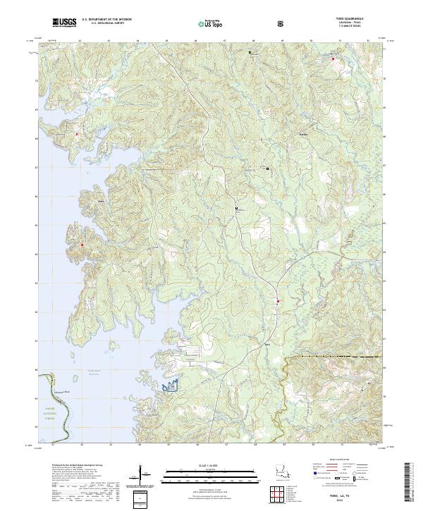 USGS Topographic Map – Toro