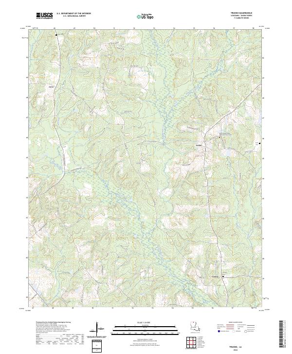 USGS Topographic Map – Truxno
