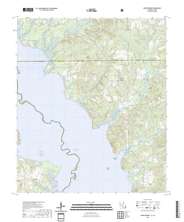 USGS Topographic Map – Union Springs