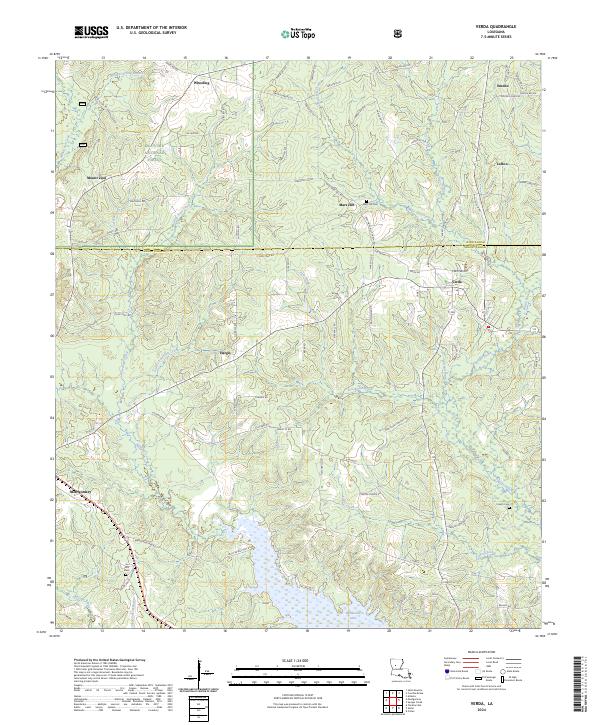 USGS Topographic Map – Verda