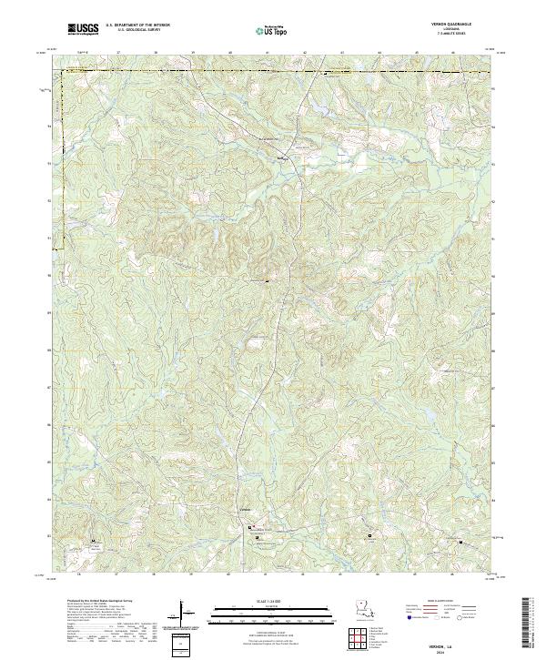 USGS Topographic Map – Vernon