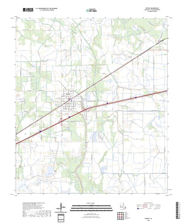 USGS Topographic Map – Vinton