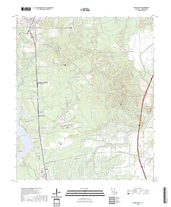 USGS Topographic Map – Vivian South