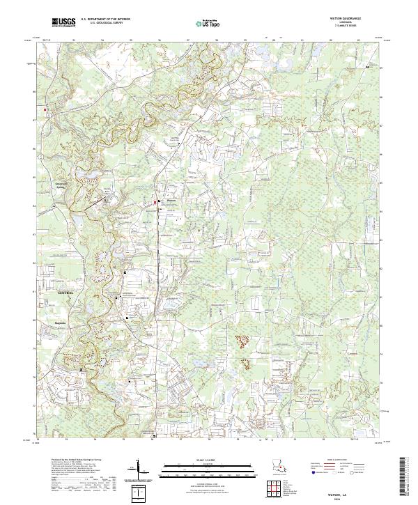 USGS Topographic Map – Watson