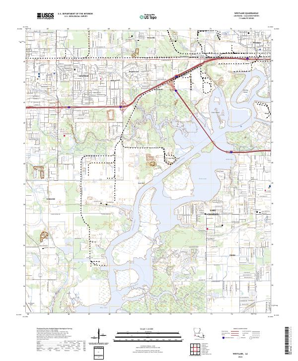 USGS Topographic Map – Westlake