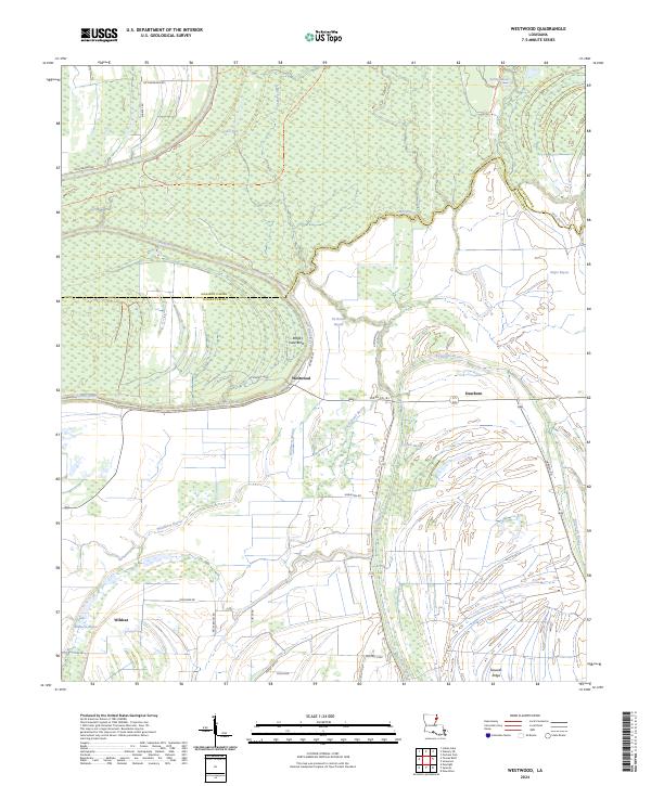 USGS Topographic Map – Westwood