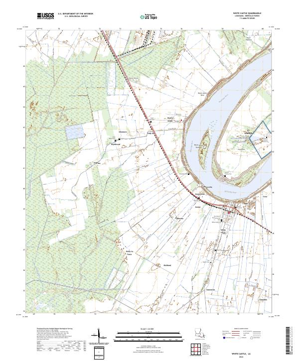 USGS Topographic Map – White Castle