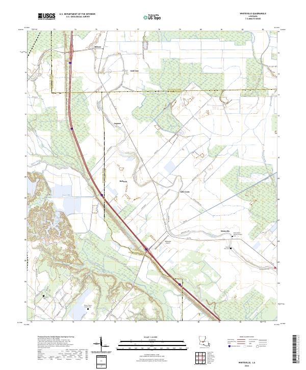 USGS Topographic Map – Whiteville
