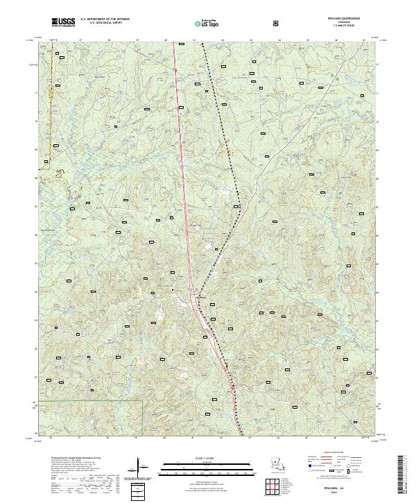 USGS Topographic Map – Williana