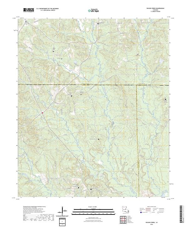 USGS Topographic Map – Wilson Creek