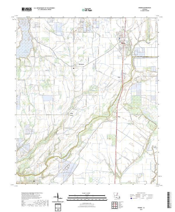 USGS Topographic Map – Wisner