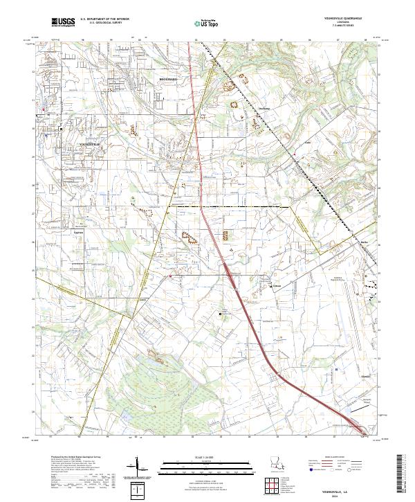 USGS Topographic Map – Youngsville