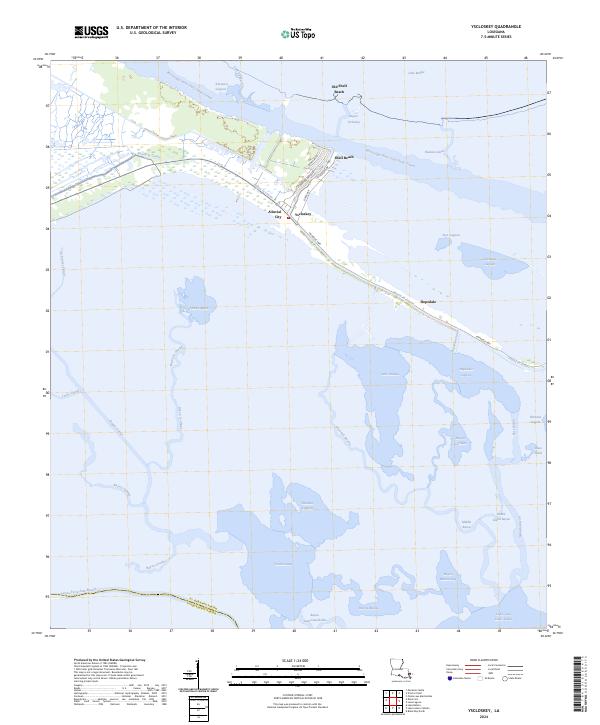 USGS Topographic Map – Yscloskey