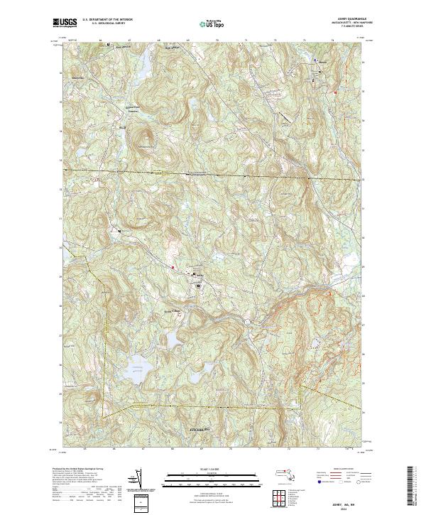 USGS Topographic Map – Ashby