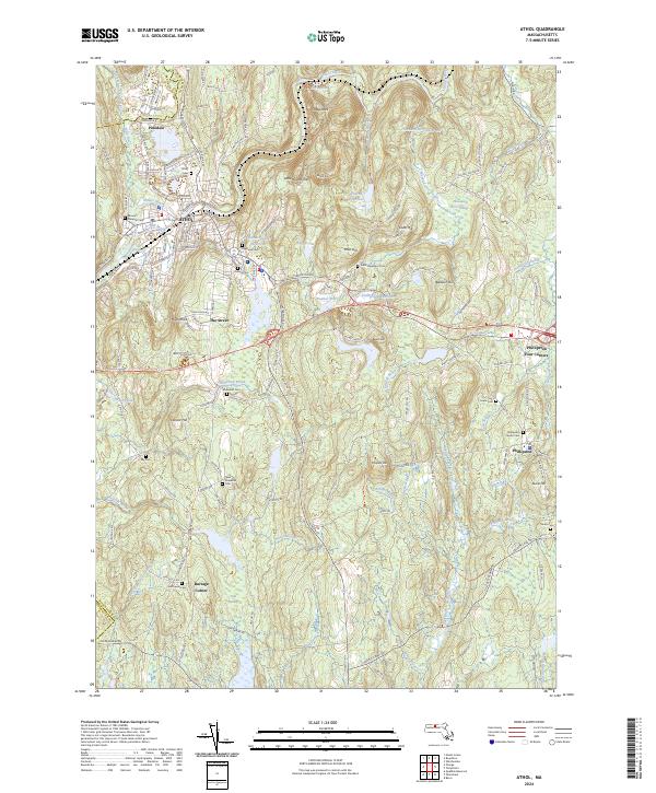 USGS Topographic Map – Athol