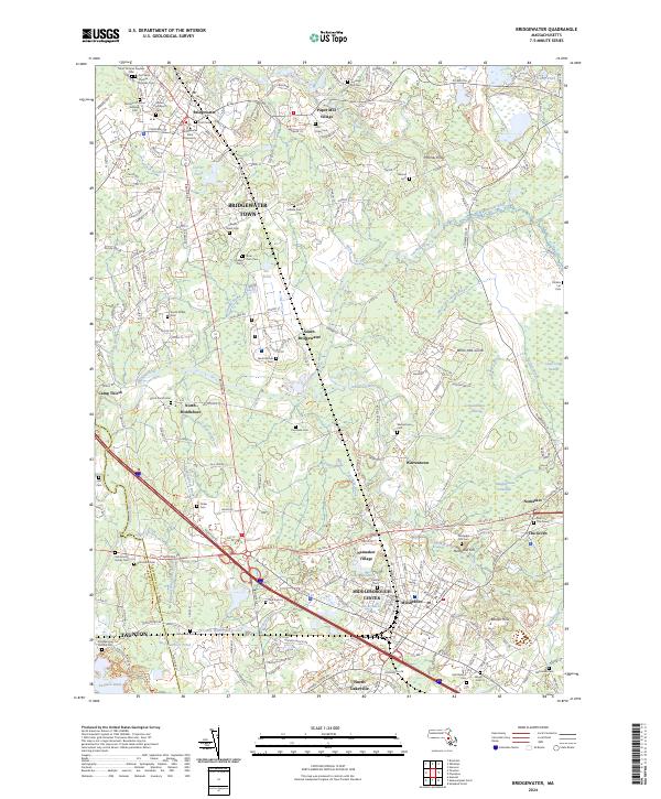 USGS Topographic Map – Bridgewater