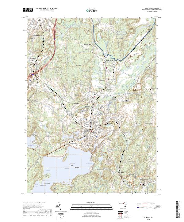 USGS Topographic Map – Clinton