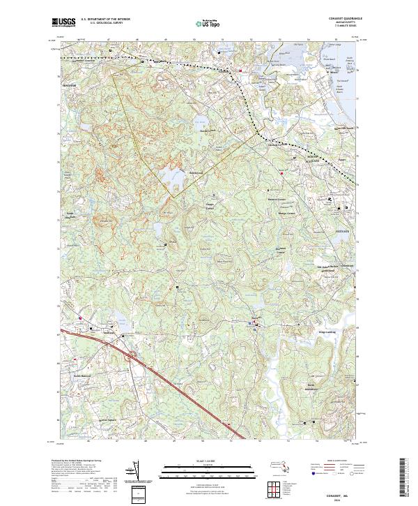 USGS Topographic Map – Cohasset