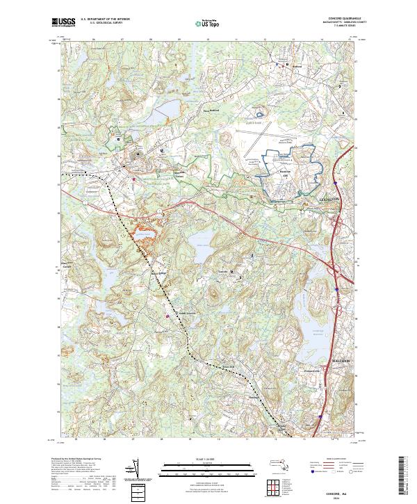 USGS Topographic Map – Concord