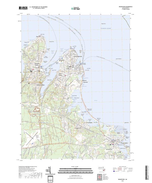 USGS Topographic Map – Edgartown