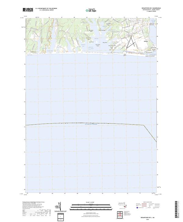 USGS Topographic Map – Edgartown OE S