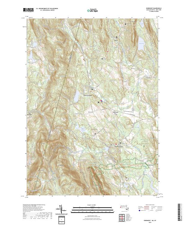USGS Topographic Map – Egremont