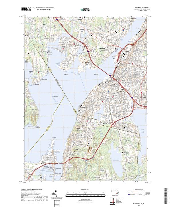 USGS Topographic Map – Fall River