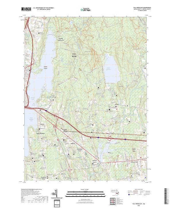 USGS Topographic Map – Fall River East