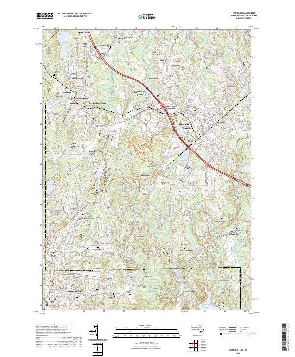 USGS Topographic Map – Franklin
