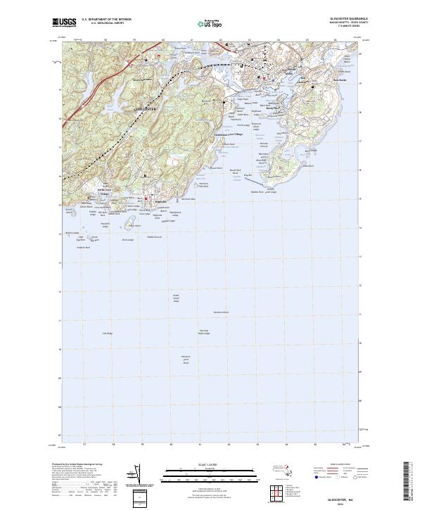 USGS Topographic Map – Gloucester