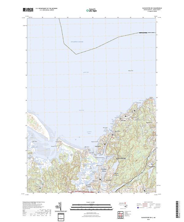 USGS Topographic Map – Gloucester OE N