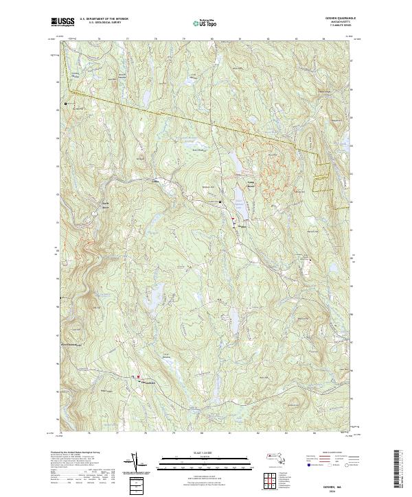 USGS Topographic Map – Goshen