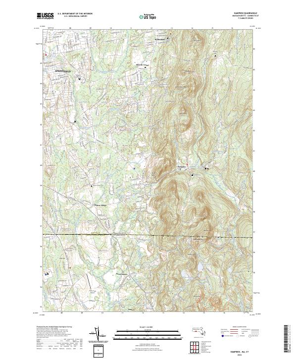 USGS Topographic Map – Hampden