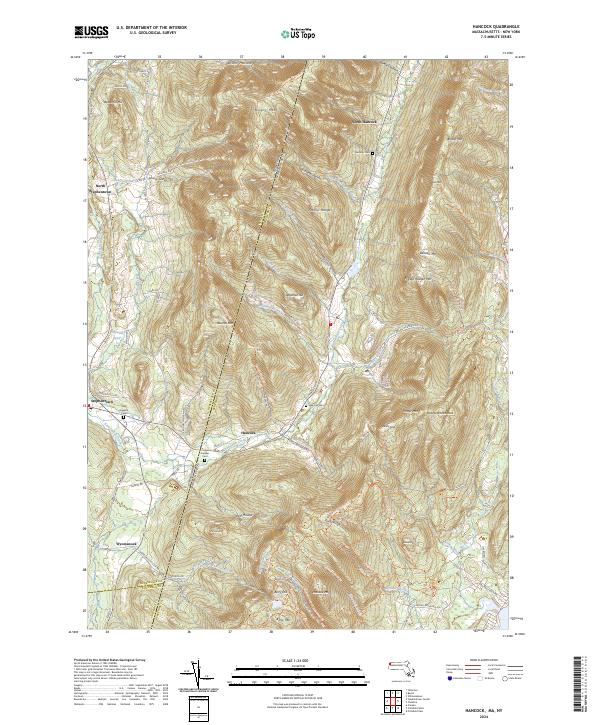 2024 Map of Hancock, 2024 Print