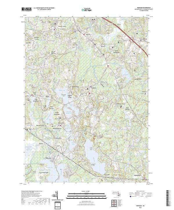 USGS Topographic Map – Hanover