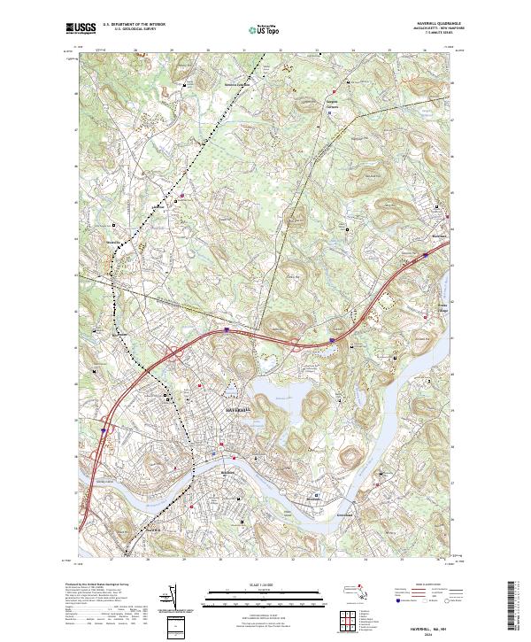USGS Topographic Map – Haverhill