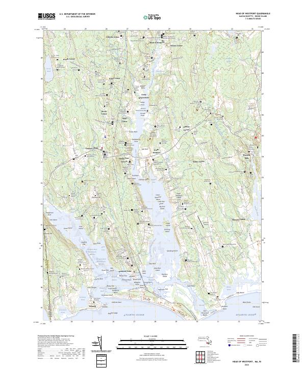 USGS Topographic Map – Head of Westport
