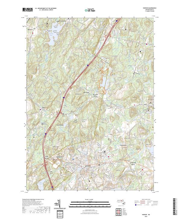 USGS Topographic Map – Hudson
